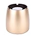 OILP Stainless Steel Cigarettes Ashtray for Outdoor Outside Patio Balcony Front Porch, Ash Windproof Ashtrays for Home Office Tabletop Decor(Large, Gold)