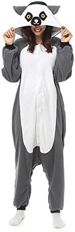 HYY@ Unisex Pajamas Costume Cosplay Animal kigurumii Onesie Sleepwear For Women Men Adults Long-tailed Monkey pijamas mujer , s