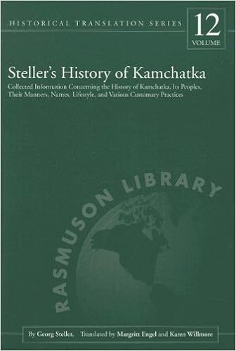 Stellers History Of Kamchatka Collected Information - 