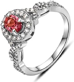 The New Red Drill Double Diamond Wedding Ring Platinum Engagement Ring Jewelry Wholesale Anillos De Compromiso (6)