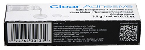Ardell Lashtite Adhesive Clear 0.125 Ounce Bottle (Black Package) (3.7ml) (3 Pack)