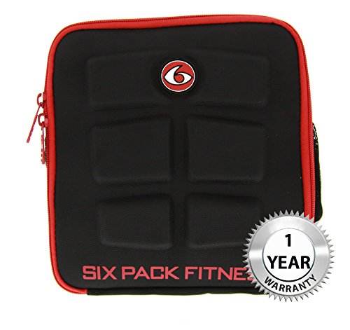 6 Pack Fitness Cube Americas #1 Choice in Meal Management 3 - Meal (Black/Red) - Thumbnail 2