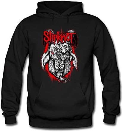 Testerman0512 Men's Skull and Tribal Goat Slipknot Hoodies