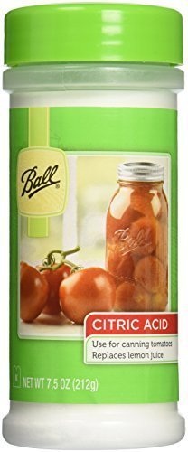 Set of 2 Ball Citric Acid 7.5 oz. Jar bundled by Maven Gifts (Best Salt For Canning Tomatoes)