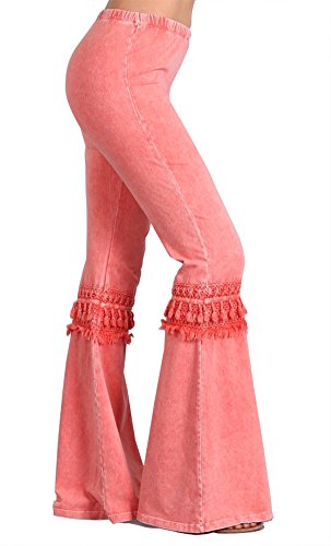 chatoyant bell bottom pants