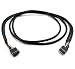 Duttek 1M/3.3Ft 10 Pin Motherboard PCB Cable Male to Female Header Extender Extension Dupont Jumper Wires Cable (10Pin M/F)