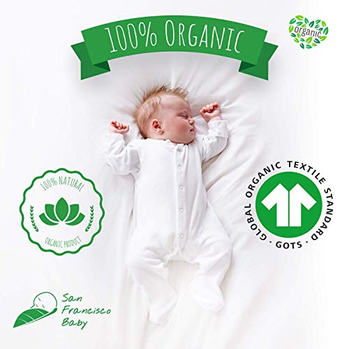Organic Baby Monthly Milestone Blanket - Soft Cotton, Unisex Photo Blankets + Props for Newborn Baby Boy or Girl Personalized Baby Pictures Prop to Track Age & Growth - 47x47 - Thumbnail 2