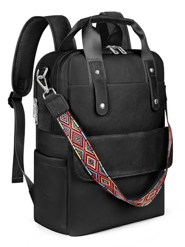 SYTRAH Leather Laptop Backpack