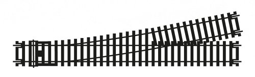 Hornby HO/OO Gauge R8077 Left-Hand Express Point, 245mm, 852mm Radius, 11.25-Degree