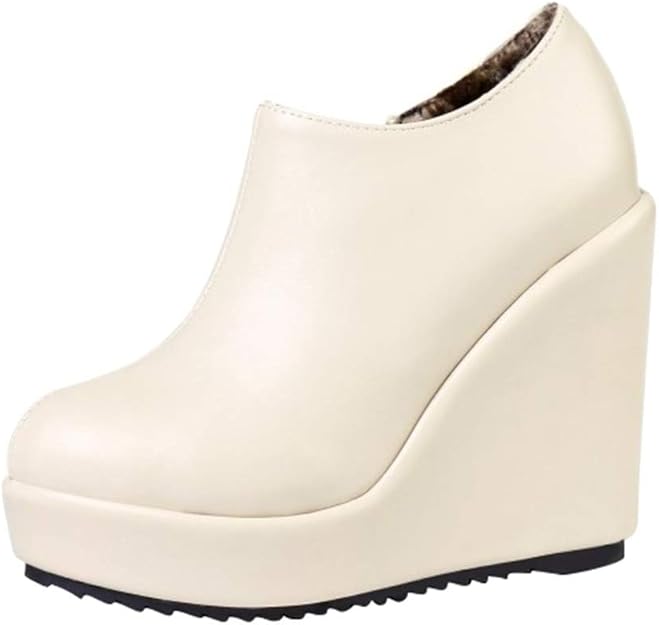 2018 Women 3cm Low Heels Genuine Leather Plus Size 42 Wedge Block Heels Female Bridal Footwear 