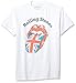 Rolling Stones Distressed Union Jack White T-Shirt White X-Large