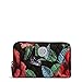 Vera Bradley Women's Cotton Turnlock Wallet With RFID Protection, Havana Rose, One Size