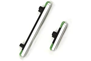 XINJUNKENG Power On Off Button + Volume Button Side Button Replacement Repair Part for Google Pixel 7 Pixel7 (White)