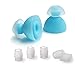SpinFit CP240 Double Flange - S - Patented Silicone Eartips for Replacement (1 Pair, Insert Included)(for Nozzle Diameter from 4.5-5m, w/Insert from 3-3.5mm)
