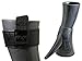 Viking Drinking Horn with stand - Medieval Inspired BPA Free Drinking Horn (16 oz) (Black)