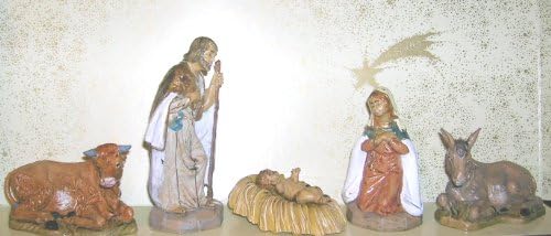 Euromarchi Handcrafted Italian Nativity Pieces โ Set of 5 Model Sc190
