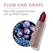 100% PURE Cocoa Butter Matte Lipstick Full Stay All Day Coverage, Lasting Moisturizing & Softening Natural Lip Color for All Skin Tones, Vegan Fruit Pigmented Winecup (Cool Toned Berry) - 0.15 oz