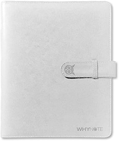 Whynote A5 Reusable Notebook Cover, White