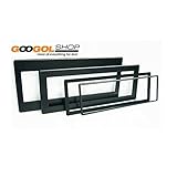 New Set of 4 Universal CAR Truck Dash Stereo Radio ABS Plastic Trim Ring Plates