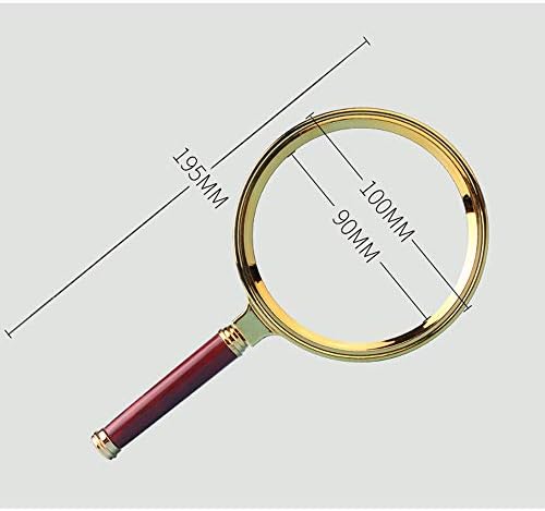 ハンドヘルド高精細古い虫眼鏡10 100ミリメートルハンドヘルド子供の虫眼鏡読書用高齢者 B04pqkzp 1 091円