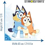 Star Cutouts Bluey & Bingo Cardboard Cutout 91cm SC4558 Bluey Birthday view 3