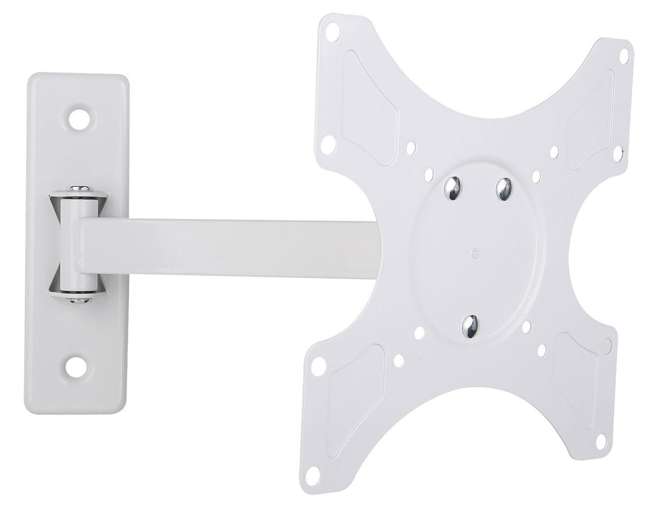 Techly 023837 Wall Mount for LCD LED TV 19-37 Inches Tilting 2 Joints White White