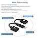2 in 1 Dual Headphone Jack Audio Adapter Splitter, Earphone Extender Converter, Supports Audio and Charge, compatible iPhone 8/8 Plus/iPhone X/iPhone 7/7 Plus