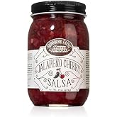 Brownwood Farms Fruit Salsa, Sweet and Fruity, Jalapeno Cherry, 17oz | Sweet &amp; Fruity, Made in Small Batches, From the Great Lakes Region