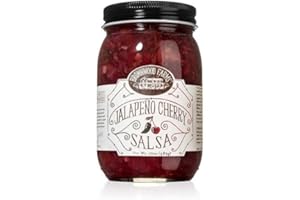 Brownwood Farms Fruit Salsa, Sweet and Fruity, Made in Small Batches, From the Great Lakes Region (Jalapeno Cherry)