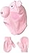 Peppa Pig Little Girls' 3D Ears and Nose Laplander, Multi, Toddler