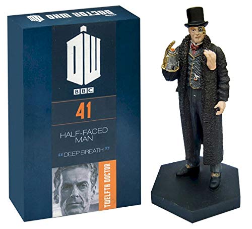 Official Licensed Merchandise Doctor Who Figurine Collection Half-Face Man Hand Painted 1:21 Scale Collector Boxed Model Figure #41