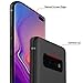 DiMiK Case for Samsung Galaxy S10 Plus, [Support Wireless Charging] Black Thin Soft Silicone Ultra Slim Fit Matte Finish Flexible TPU Case Cover Compatible for Galaxy S10 Plus (6.4 inch) - Black