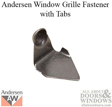 Metal Grid /Grille Fastener, Andersen Old Style with Tabs