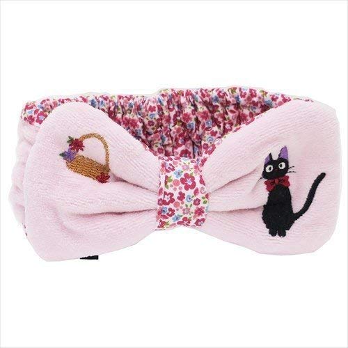 Marushin Studio Ghibli Kiki's Delivery Service Hair Band "Flower Garden & Jiji" Pink