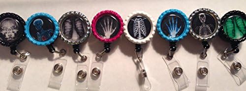 Xray ID Retractable Badge Holders Bones Anatomy Radiology