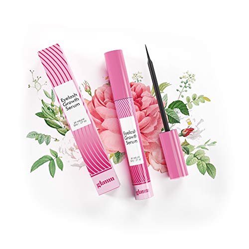 Glamm Eyelash Growth Serum 8 ml - Boost Treatment for Lash- Best Rapid Brow All-Natural Booster Enhancer Serum with Biotin - Thicker and Stronger Top Rated Babe Eye Lashes and Eyebrow Growth