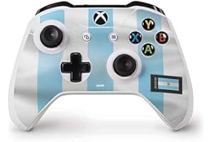 Skinit Decal Gaming Skin Compatible with Xbox One S Controller - Originally Designed Argentina Soccer Flag Design