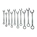 Zenith Industries ZN502007 SAE Mini Combination Wrench Set, 3/16