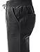 TheLees (TTS01) Unisex Cotton Jersey Waist Elastic Jogger Training Beach Board Shorts Charcoal X-Large(US 31~33)