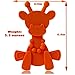 Baby Teething Toy Extraordinaire - Little Bambam Giraffe Teether Toys by Bambeado. Our BPA Free Teethers Help take The Stress Out of Teething, from Newborn Baby Through to Infant - Orange