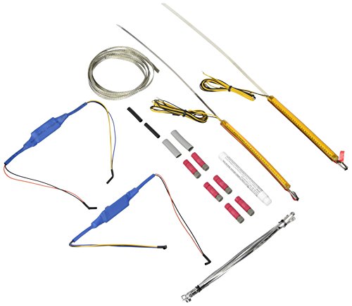 Custom Dynamics TW39AA 360 Degree LED Fork Light (Amber Housing/Amber LED Truwrapz for 39MM Forks)