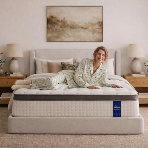 Zinetls 14 Inch Hybrid Queen Mattress