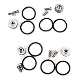 Kalevel 20pcs Airplane Propeller 3mm Propeller Adapter Rc Plane Kit Prop Adapter 3mm Rc Plane Prop Saver 3mm with Screws Rubber O Rings Kit for Brushless Motor Shaft