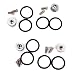 Kalevel 20pcs Airplane Propeller 3mm Propeller Adapter Rc Plane Kit Prop Adapter 3mm Rc Plane Prop Saver 3mm with Screws Rubber O Rings Kit for Brushless Motor Shaft