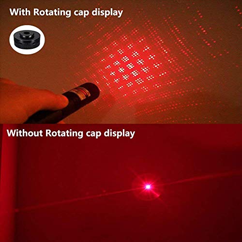 Jemine Red Light Pointer High Power Visible Beam with USB Rechargeable Adjustable Focus for Hunting Hiking