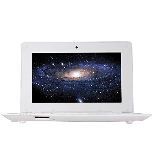 Netbook Laptop Android 4.4 HDMI écr.10 (Wifi-SD-MMC)- White