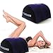 Inflatable Portable Sexy Pillow Lounge Aid Positioning Travel Pillow Triangle Wedge Adult Couple Game Toy Magic Cushion (Blue, B)thumb 3