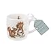 mrliance Between Friends (Squirrel) Fine Bone China Single Mug, Multi Coloured, 8 x 12 x 8 cm