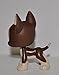 Great Dane #817 (Brown, Blue Eyes) - Littlest Pet Shop (Retired) Collector Toy - LPS Collectible Replacement Single Figure - Loose (OOP Out of Package & Print)