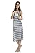 Bearsland Women's Long Style Nursing Breastfeeding Dress,Black,Medium